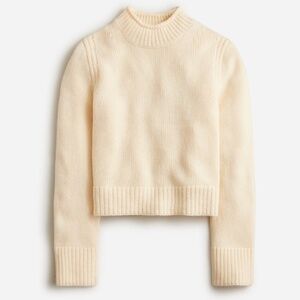 J. Crew Cashmere Rollneck™ sweater in Ivory